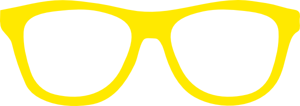 Jpg Transparent Stock Clip Art At Clker Com Vector - Yellow Frame Sunglasses Png (600x213), Png Download