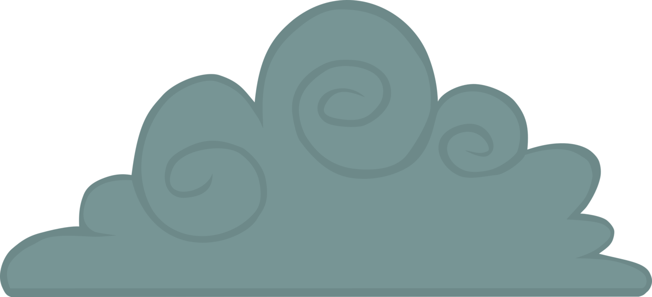 Pinkiepi314, Cloud, Friendship Is Witchcraft, Raincloud, - Rain Clouds Vector Png (1280x583), Png Download
