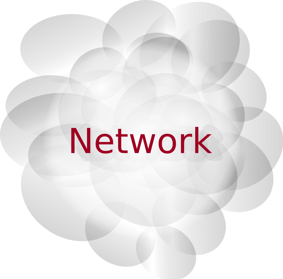 How To Set Use Network Cloud Clipart (900x889), Png Download