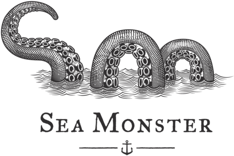 Logo - Sea Monster (600x381), Png Download