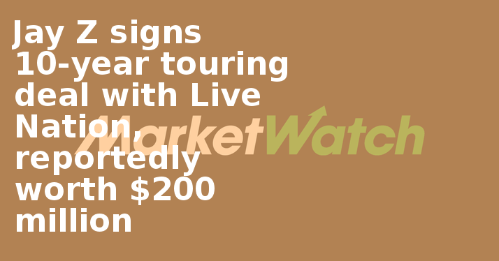 Jay Z Signs 10-year Touring Deal With Live Nation, - Larten Crepsley (714x374), Png Download