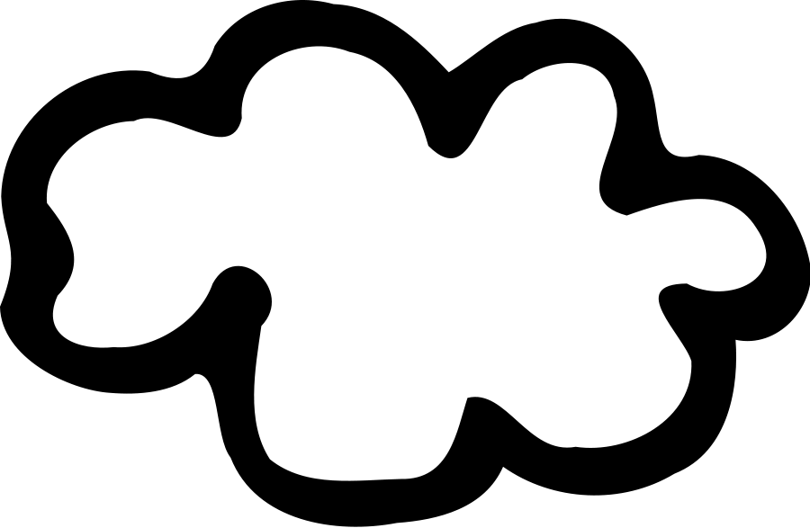 Cloud Svg Vector File, Vector Clip Art Svg File - Cloud Clip Art (900x587), Png Download