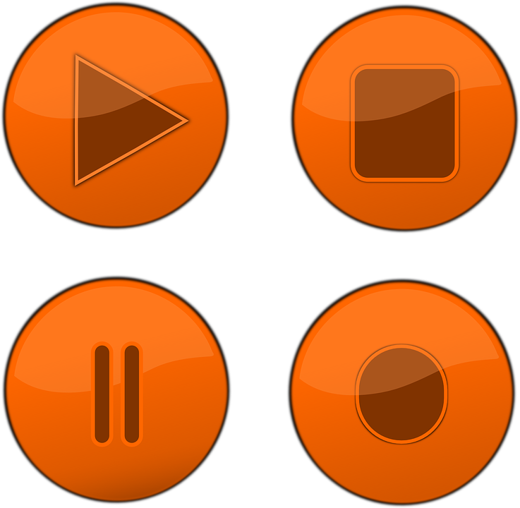 Download Audio Clipart Audio Recording - Play And Pause Button Png ...