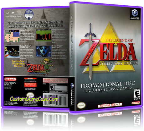The Legend Of Zelda Collector's Edition - Zelda - Collectors Edition - Game Cube Game - Nintendo (500x428), Png Download