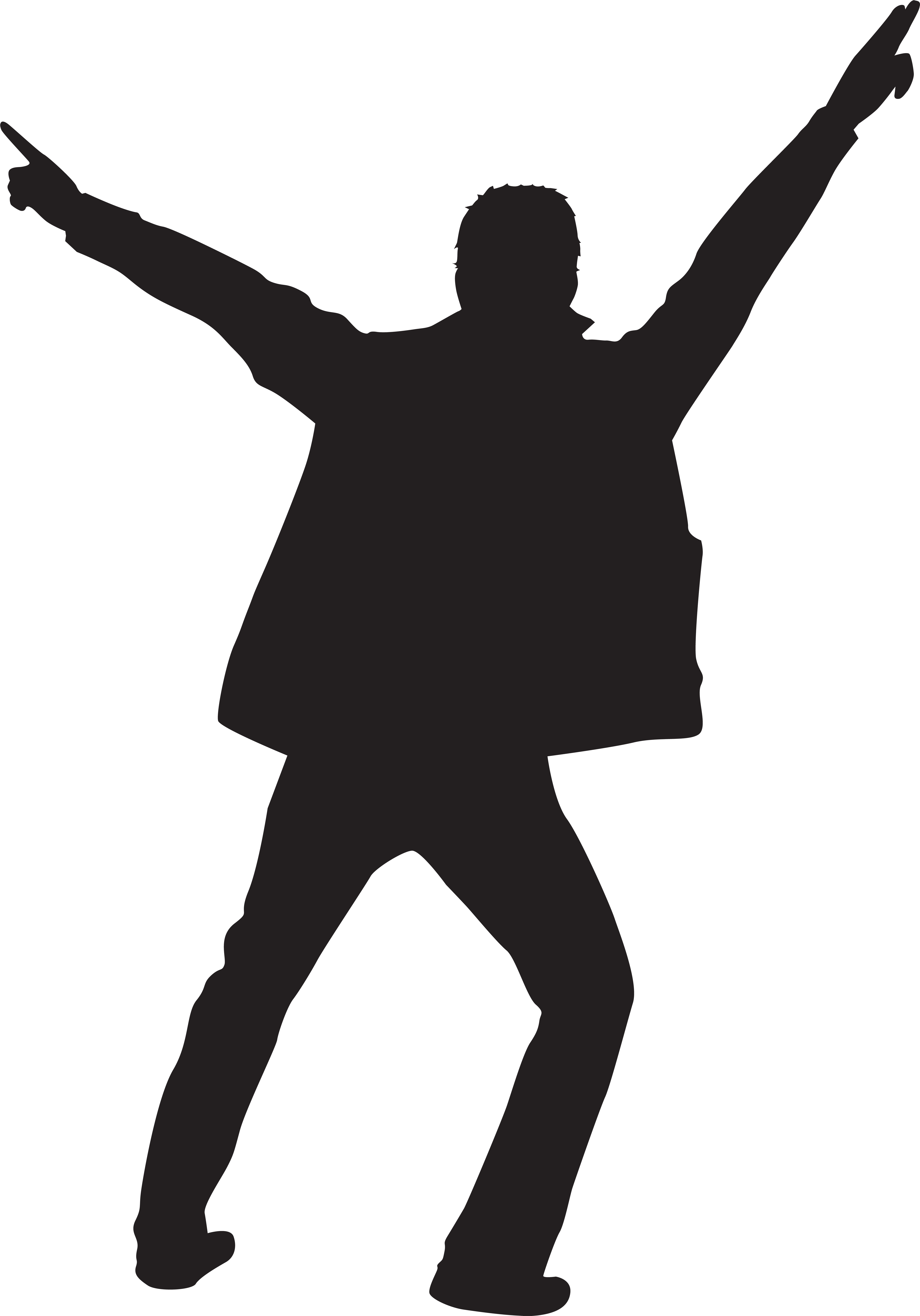 Clip Art Man Dancing (5593x8000), Png Download