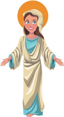 Go To Image - Mary (550x550), Png Download