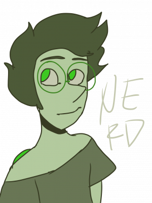 Nerd - Cartoon (300x400), Png Download