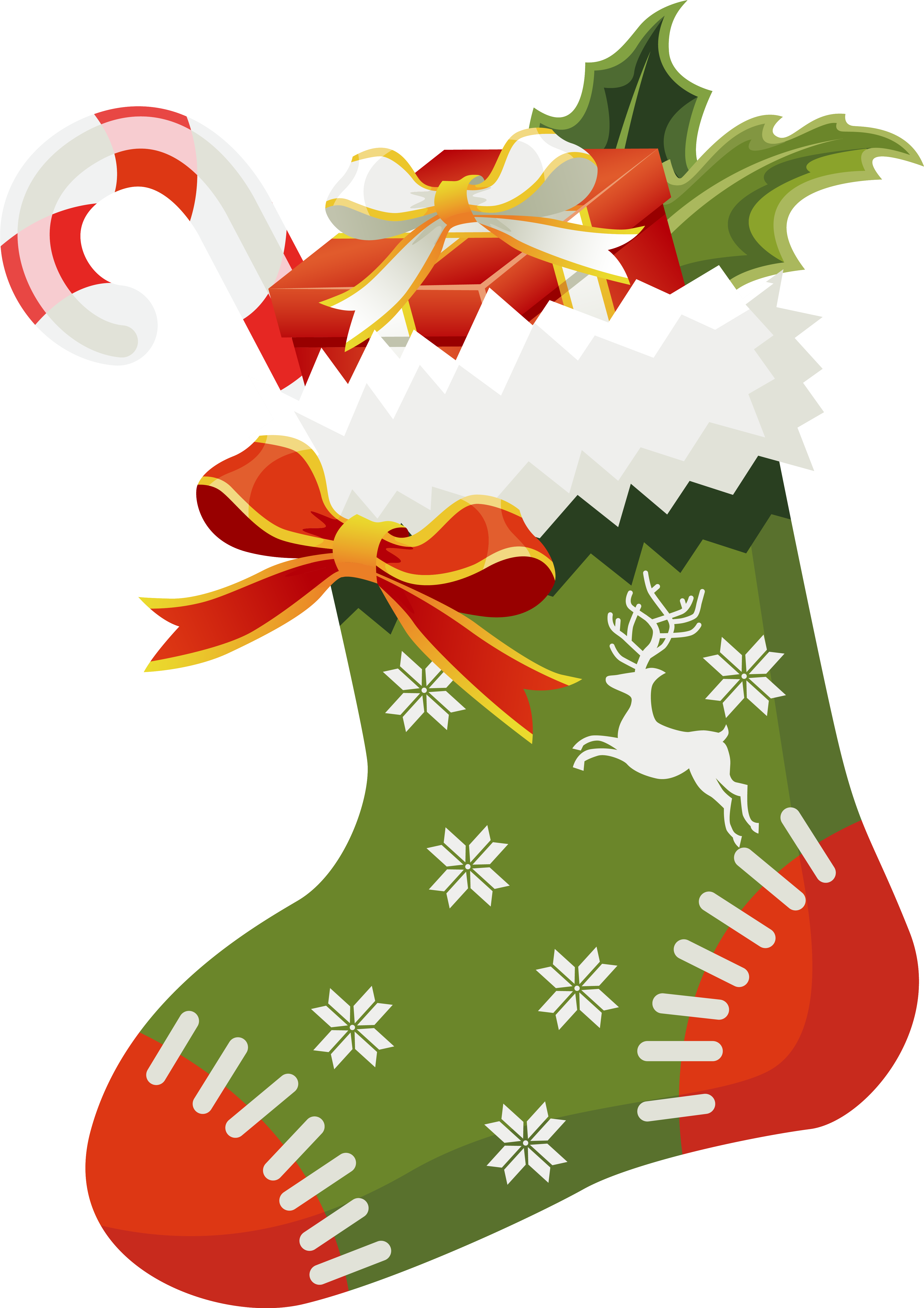 Pin By Amy ♥ On ꧁christmas Stockings꧁ - Christmas Stocking Clipart Png (4394x6219), Png Download