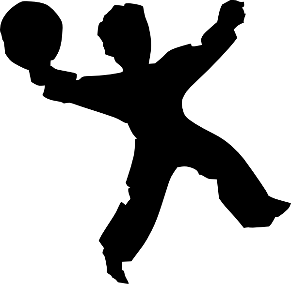 Jumping Man Silhouette Png Clip Arts Has (600x587), Png Download