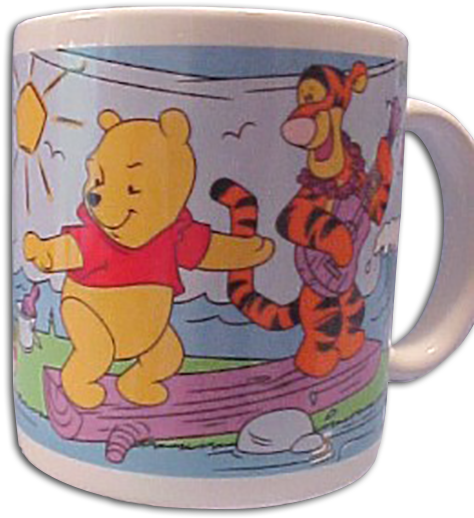Lace Up In 969cb D9b30 Winnie The Pooh Mug Disney Store - Mug (500x540), Png Download