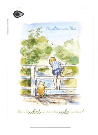 Disney Winnie The Pooh Bridge - Winnie The Pooh Official 2017 Family Organiser Square (460x460), Png Download
