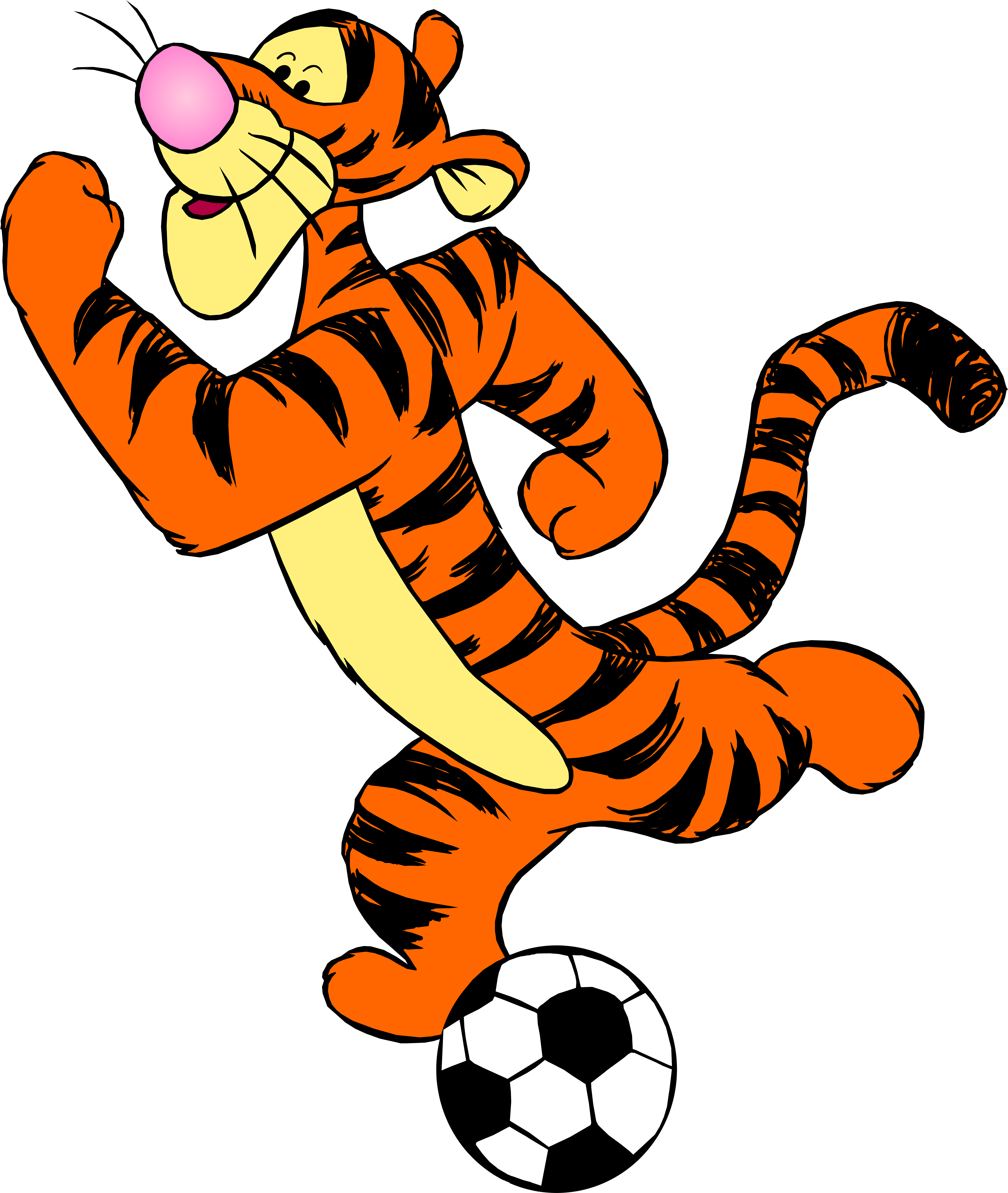 Clipart Summer Winnie The Pooh (6766x8000), Png Download