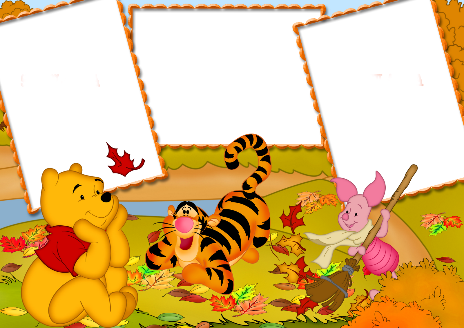 Winnie The Pooh Frame Png (1600x1131), Png Download