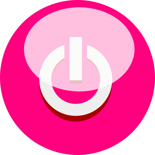 Siclam Power Button Svg Clip Arts 600 X 600 Px (600x600), Png Download