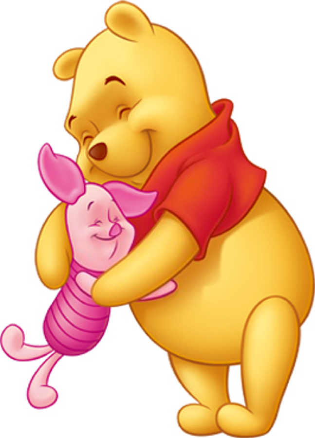 Winnie The Pooh And Piglet (647x900), Png Download