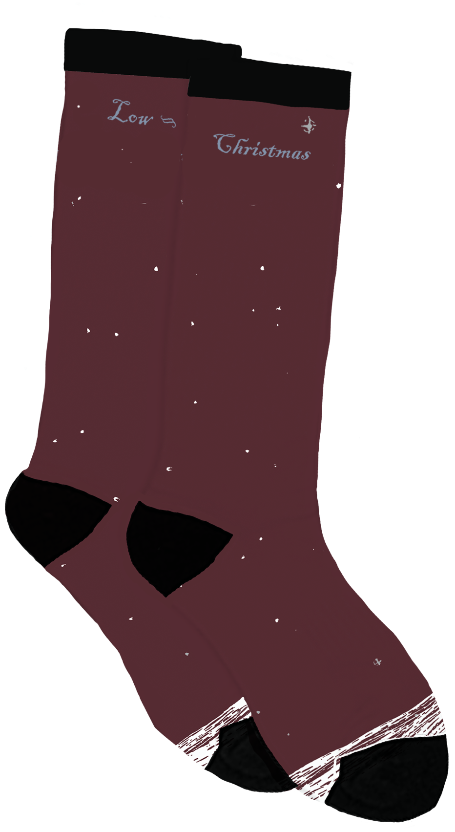 Image Of Low Christmas Socks - Holiday Crew Socks (950x2000), Png Download