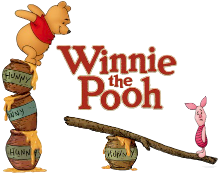 Winnie The Pooh Misc Clipart - Winnie The Pooh Disney Logo (448x371), Png Download