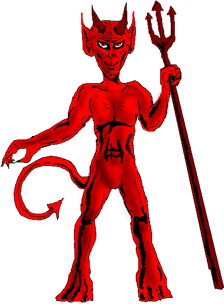 Devil Pitchfork Cliparts - Devil Png (600x600), Png Download