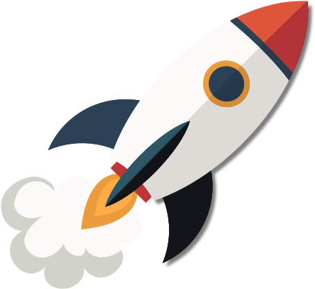 Rocket Ship - Startup Rocket Icon Png (464x464), Png Download