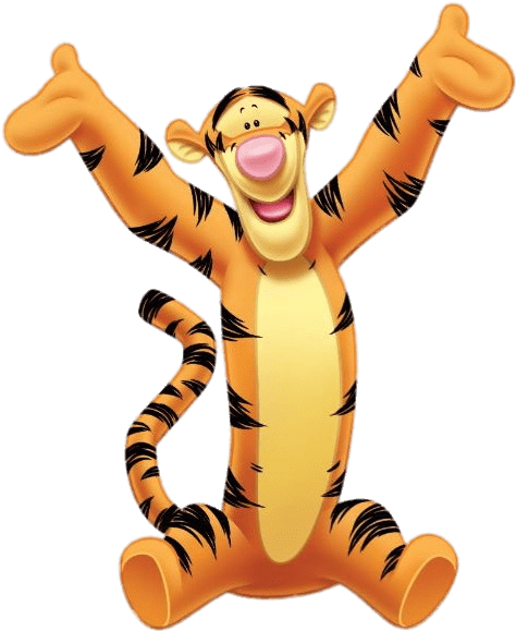 At The Movies - Winnie The Pooh Tigger Png (489x602), Png Download