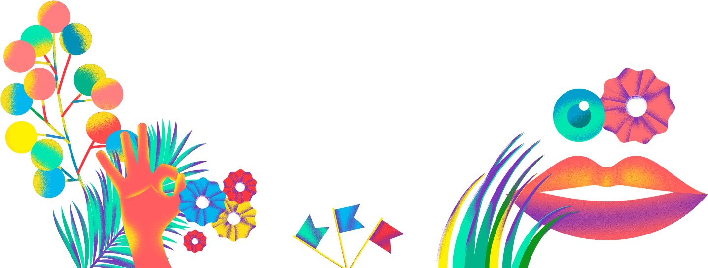 The Pitchfork Music Festival Encourages Your Political - Graphic Design (1444x548), Png Download