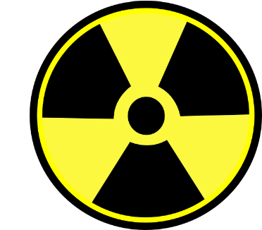 Cliparts Red Starburst Clipart - Radioactive Sign (600x526), Png Download