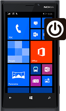 Nokia Lumia 920 Power Button Repair - Gmail For Nokia Windows Phone (400x400), Png Download