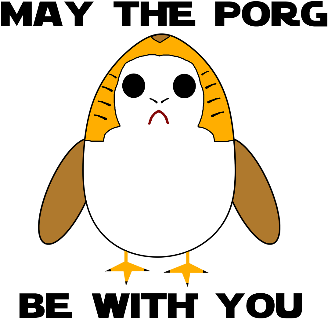 May The Porg Be With You The Love-able Creature That - Adã©lie Penguin (1280x1164), Png Download