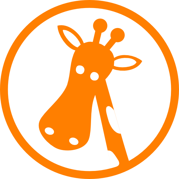 Polka Dot Giraffe Clip Art At Clker - วงกลม การ์ตูน Png (600x600), Png Download