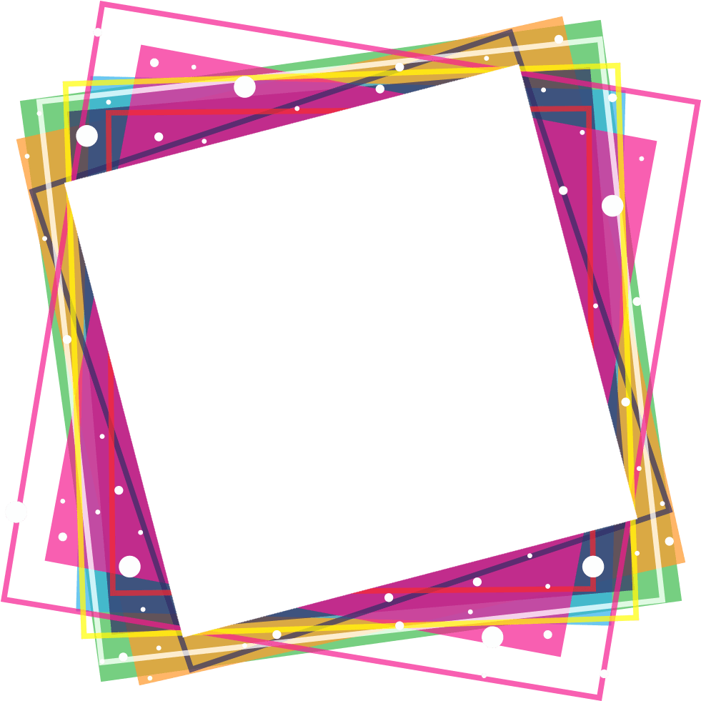 Colorful Frames Png - Cornici Colorate In Png (1080x1080), Png Download
