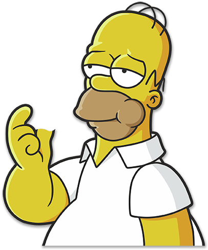 Car & Motorbike Stickers - Simpsons Eating Apple Logo (414x500), Png Download
