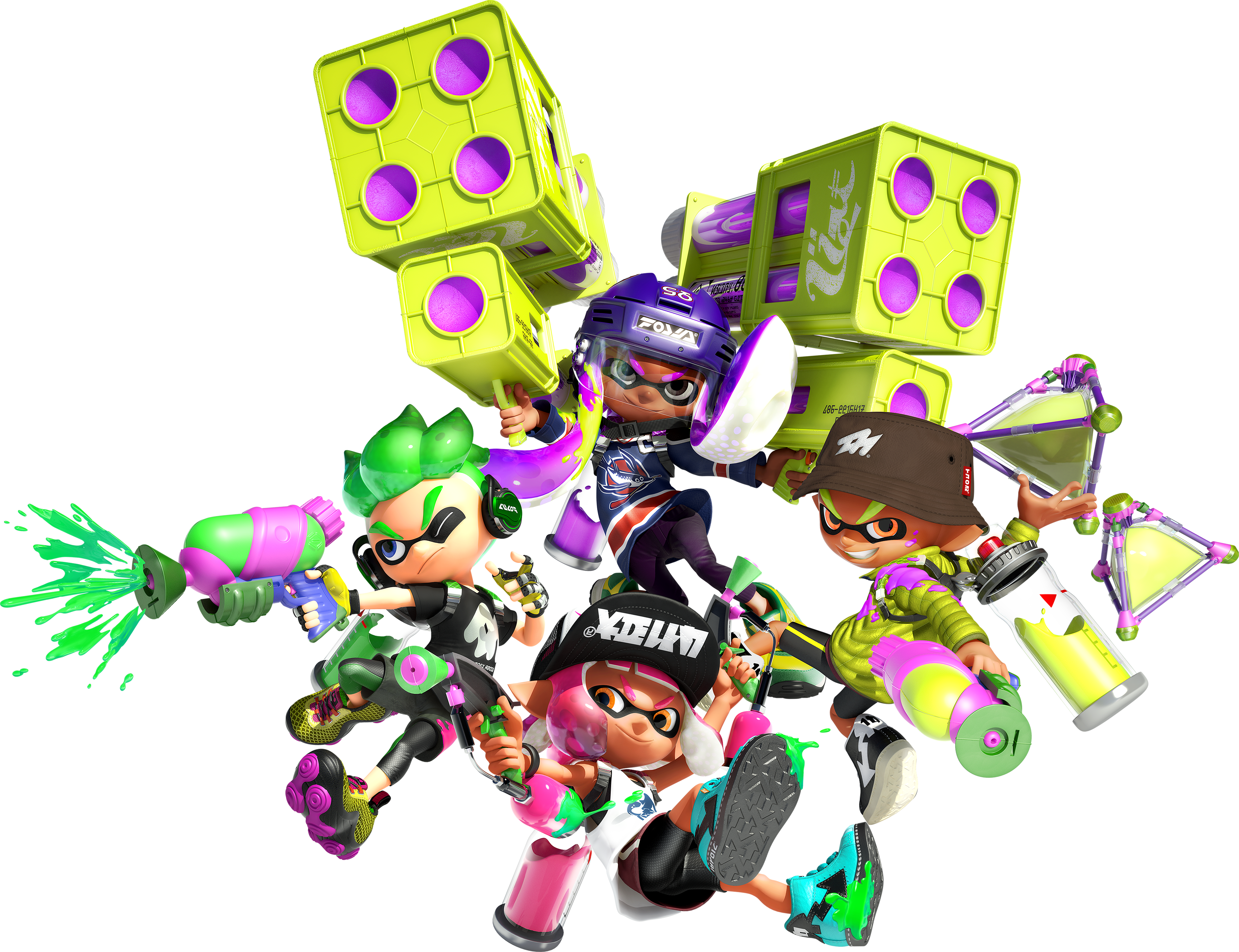 Splatoon 2 Png (3900x2996), Png Download