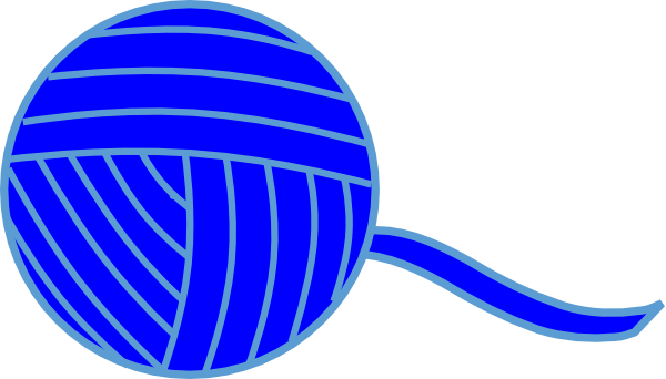 Ball Of String Png - Clipart Ball Of Yarn (600x342), Png Download