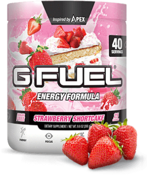 Gfuel Strawberry Shortcake - G Fuel Strawberry Shortcake (325x430), Png Download