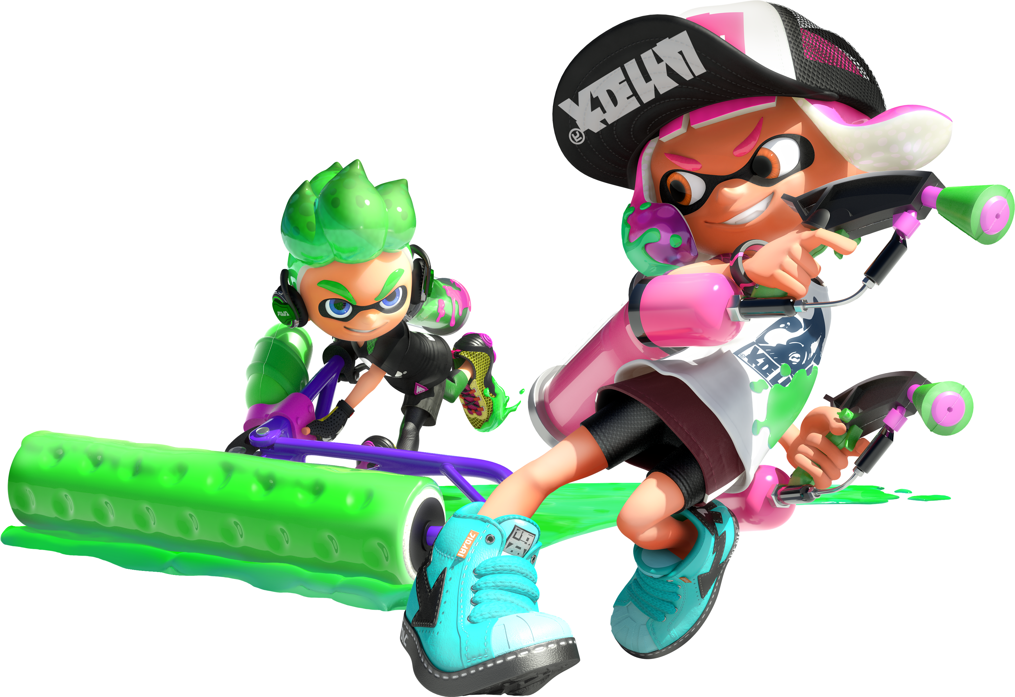 Splatoon 2 Inkling Girl (4500x3500), Png Download