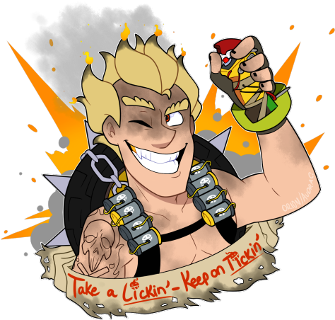 Time For Some Mayhem I Mean, Uh, Motivation - Junkrat Motivational (500x466), Png Download