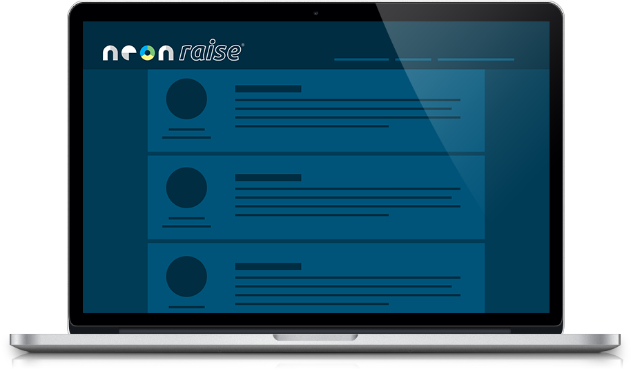 Neon Raise Laptop Mockup - Led-backlit Lcd Display (1080x648), Png Download