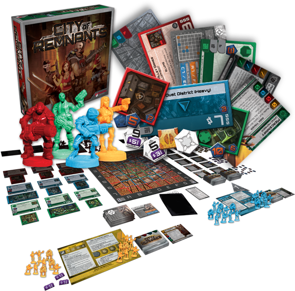 City Of Remnants Components - City Of Remnants (games/puzzles) (600x600), Png Download