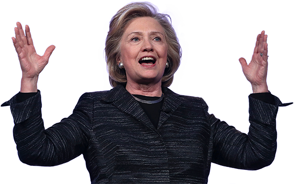 Hillary & Bernie Do Vegas - Hillary Clinton Transparent Png (600x375), Png Download