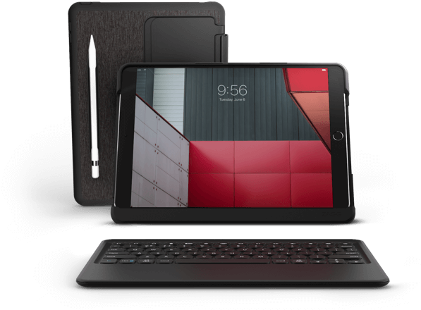Nomad Book's Rechargeable Battery Keeps You Typing - Zagg Nomad Book (679x458), Png Download