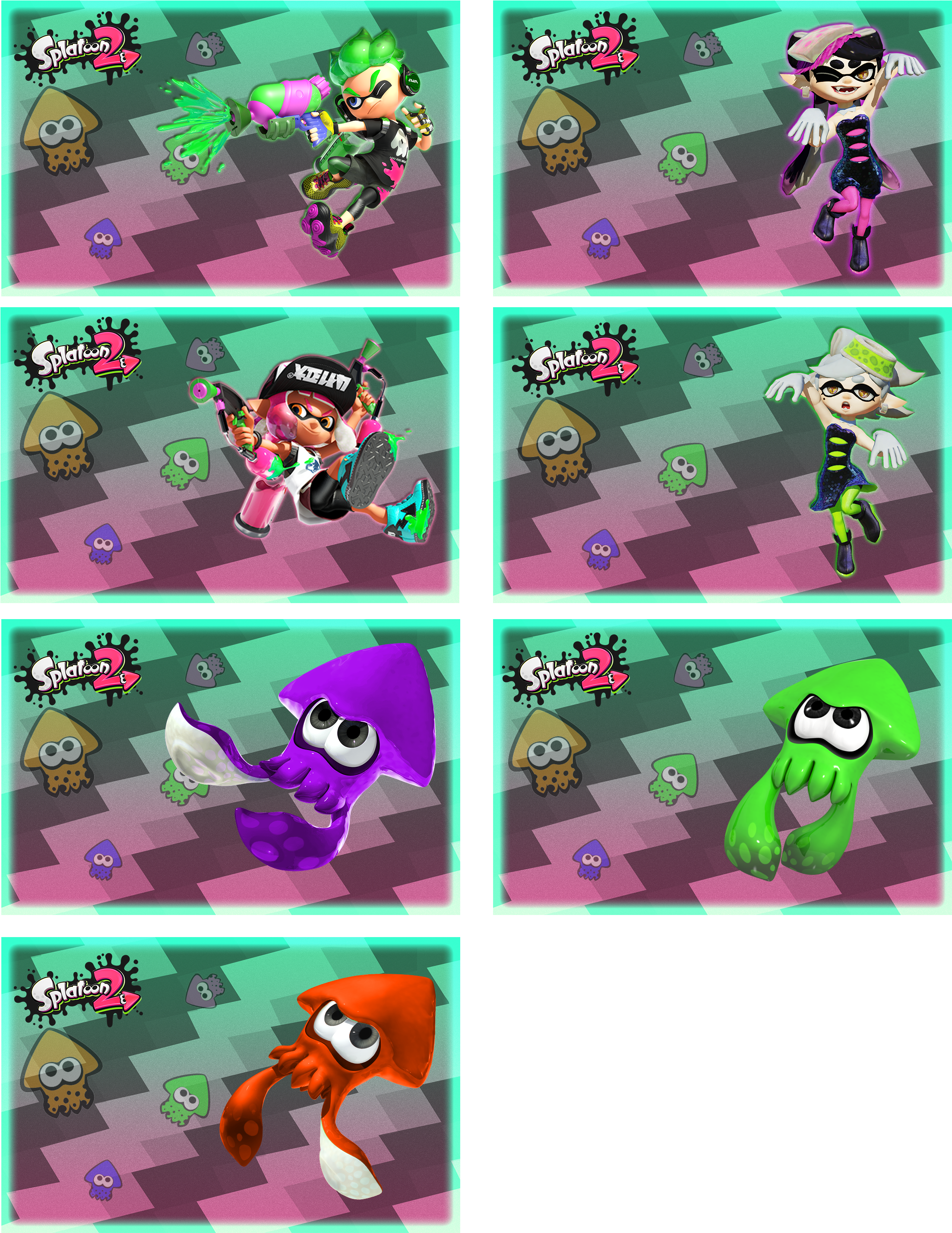 Image Of Splatoon - Splatoon 2 (2550x3300), Png Download