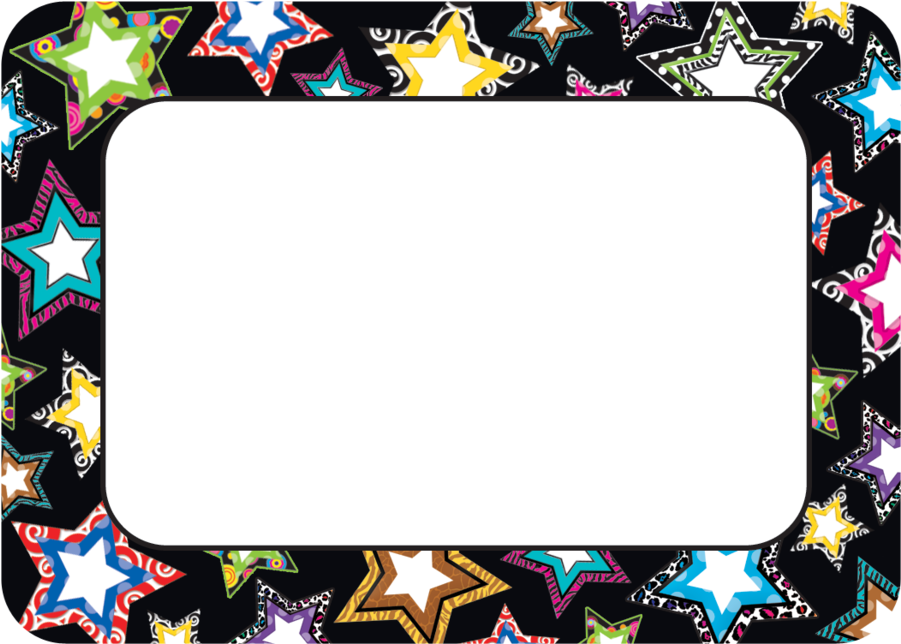 Fancy Stars Name Tags Labels Tcr5260 Teacher Created - Teacher Created Resources Fancy Stars Name Tags (5260) (900x900), Png Download