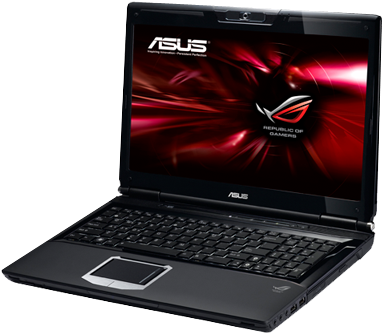 Laptop Png Mockup - Asus G53jw Ma1 15.6″ Notebook - Core I7 740qm 1.73 (551x346), Png Download