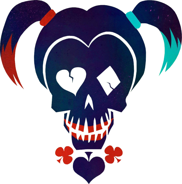 Harley - Suicide Squad Logo Harley Quinn (594x600), Png Download