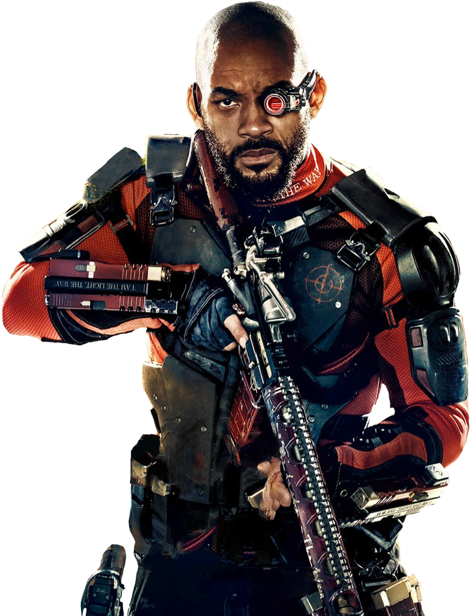 This Picture Has Been Reduced To Fit This Page - Suicide Squad Deadshot Png (1024x1366), Png Download