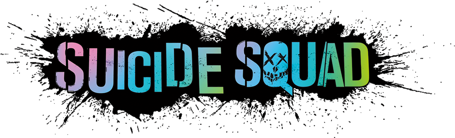 Batman - Suicide Squad White Logo Travel Accessory Bag, Women's, (1594x560), Png Download