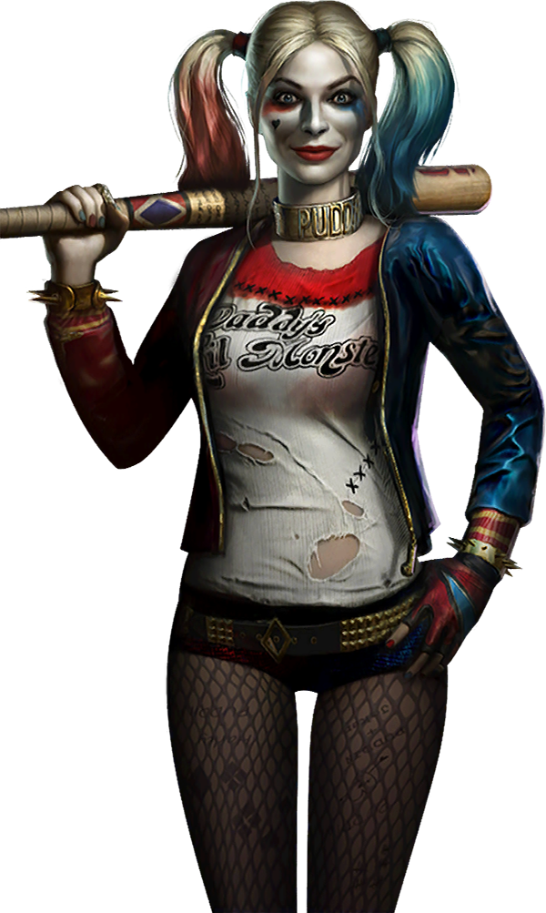 No Caption Provided - Injustice Harley Quinn Suicide Squad (598x910), Png Download