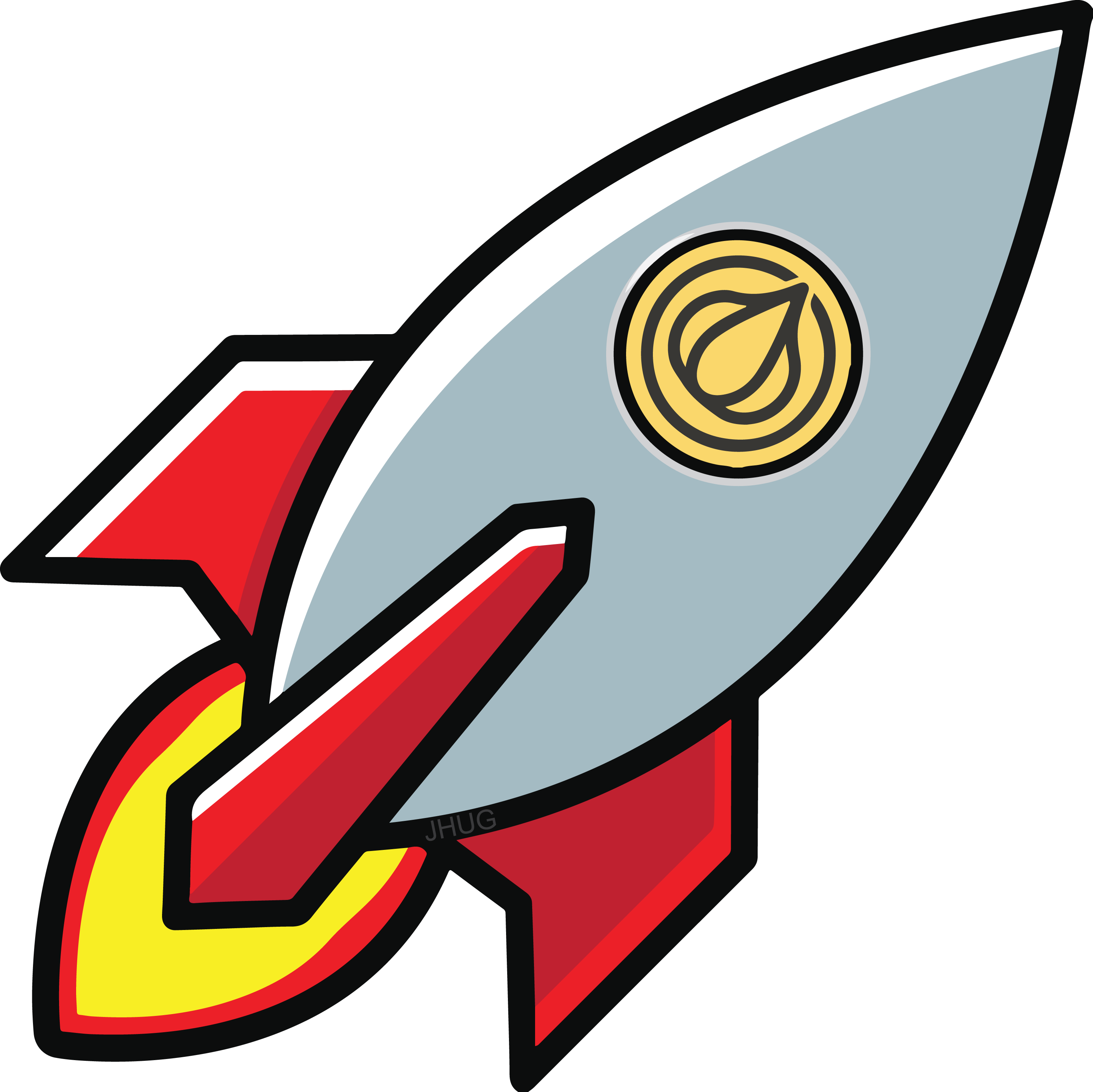 New Rocket Emoji For Your Discords - Rocket Emoji (3015x3013), Png Download