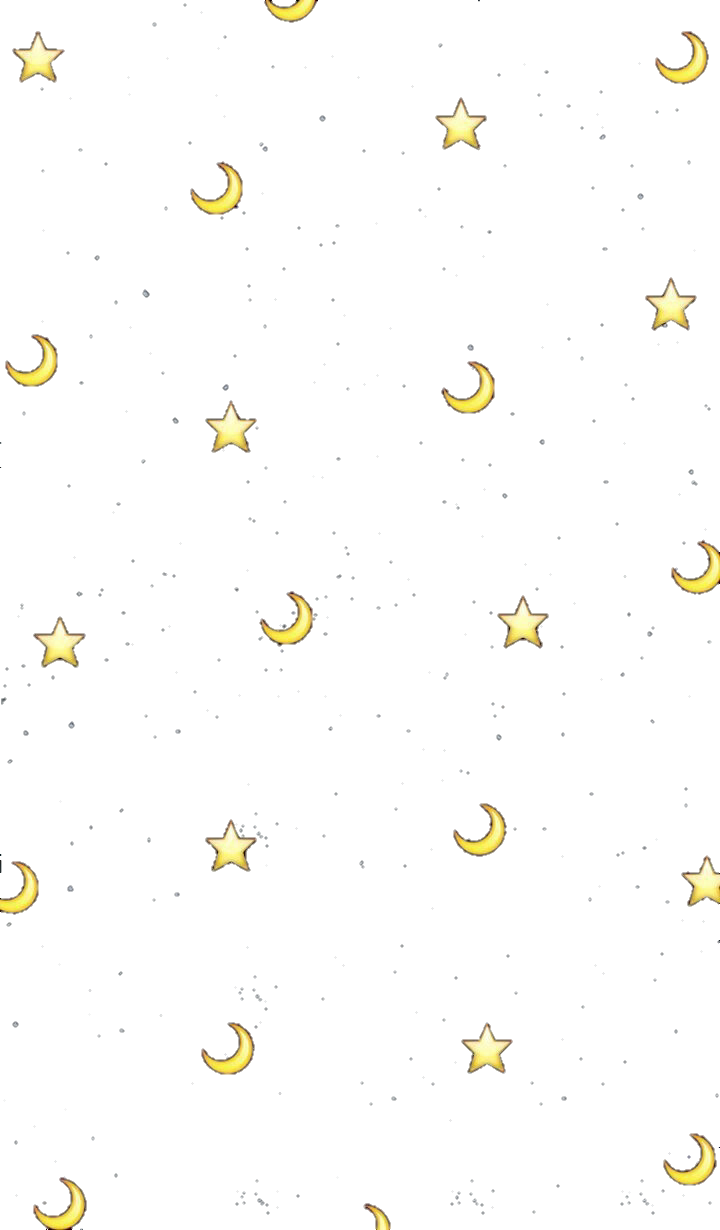 Wallpaper, Moon, And Stars Image - Illustration (720x1230), Png Download