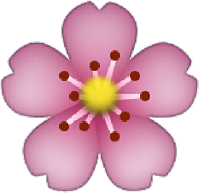 63 Images About On We Heart It - Flower Emoji Transparent Background (499x463), Png Download